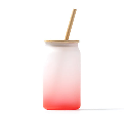 Stamina Dalby drinking glass 350 ml in red, ready for laser engraving