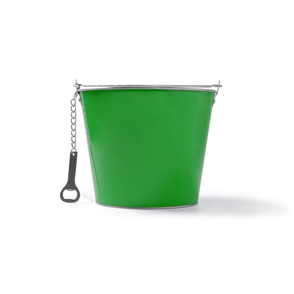 Stamina Lambic aluminium bottle opener in fern green, ready for logo printing