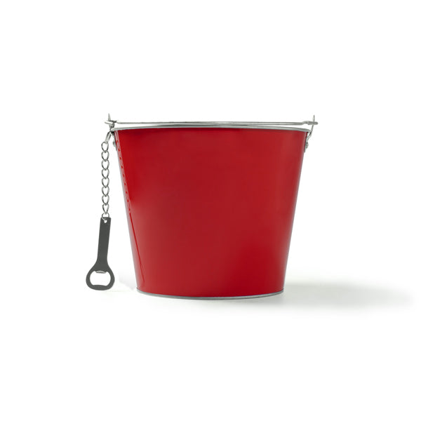 Stamina Lambic aluminium bottle opener in red, ready for logo printing