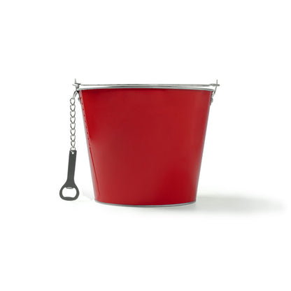 Stamina Lambic aluminium bottle opener in red, ready for logo printing