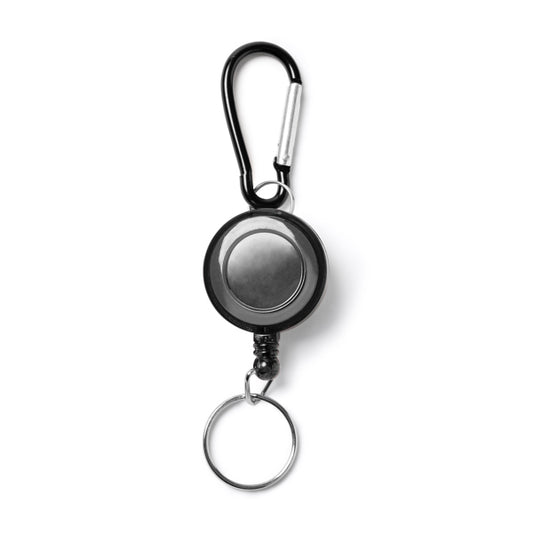 Stamina Doki pS keyring in black, ready for logo printing