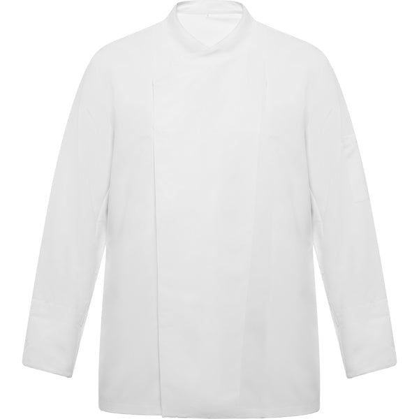 Roly WRK Dabiz unisex jacket in white, ready for logo printing or embroidery
