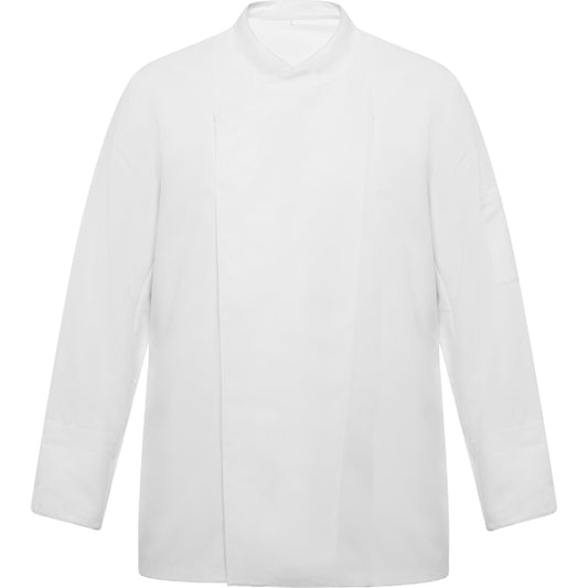 Roly WRK Dabiz unisex jacket in white, ready for logo printing or embroidery