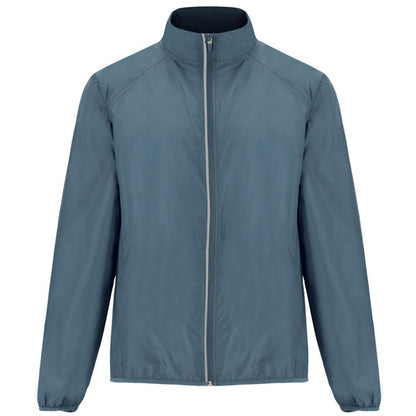 Roly Glasgow men's windbreaker in storm blue, ready for logo printing or embroidery