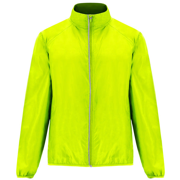 Roly Glasgow men's windbreaker in fluor yellow, ready for logo printing or embroidery