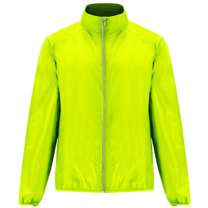 Roly Glasgow men's windbreaker in fluor yellow, ready for logo printing or embroidery