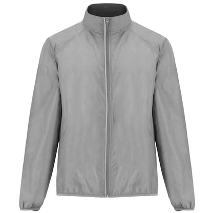 Roly Glasgow men's windbreaker in grey, ready for logo printing or embroidery