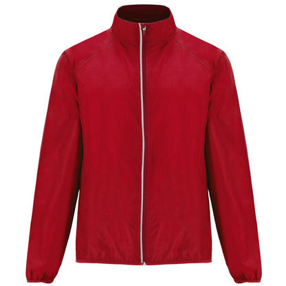 Roly Glasgow men's windbreaker in red, ready for logo printing or embroidery