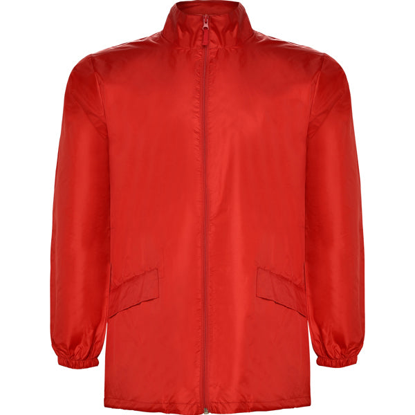Roly Escocia men's jacket in red, ready for logo printing or embroidery