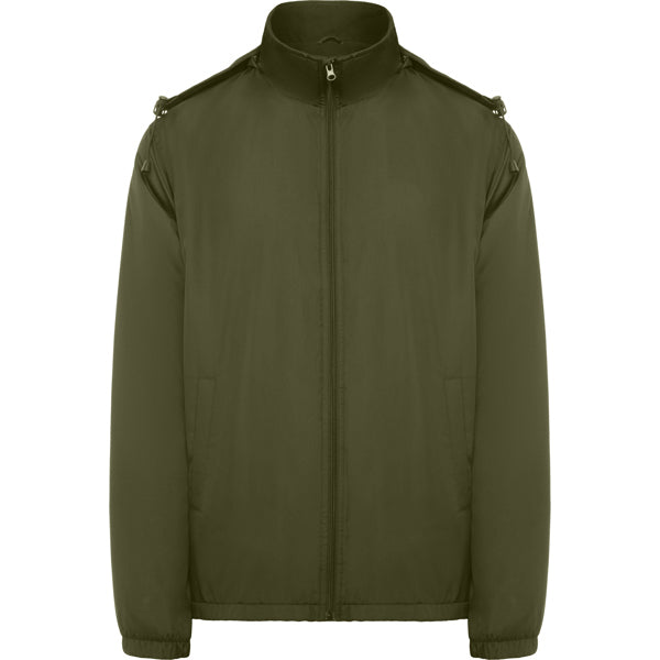 Roly Makalu men's jacket in army green, ready for logo printing or embroidery