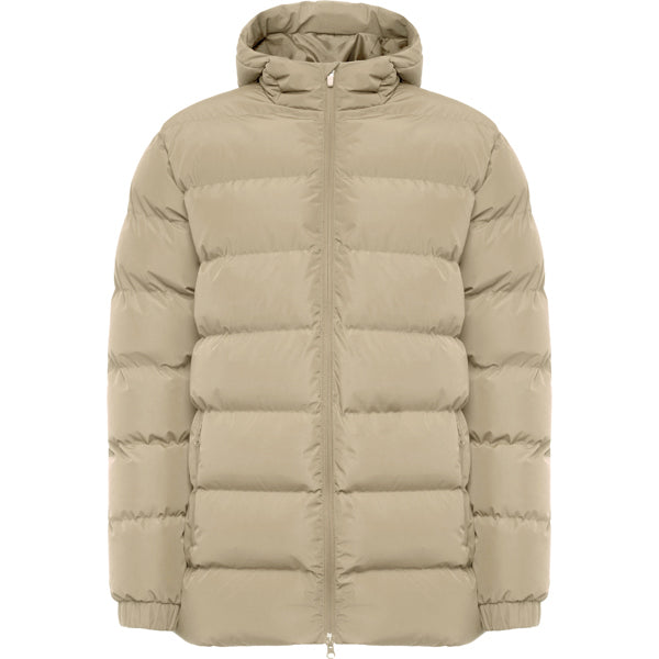 Roly Nepal unisex parka in dark sand, ready for logo printing or embroidery