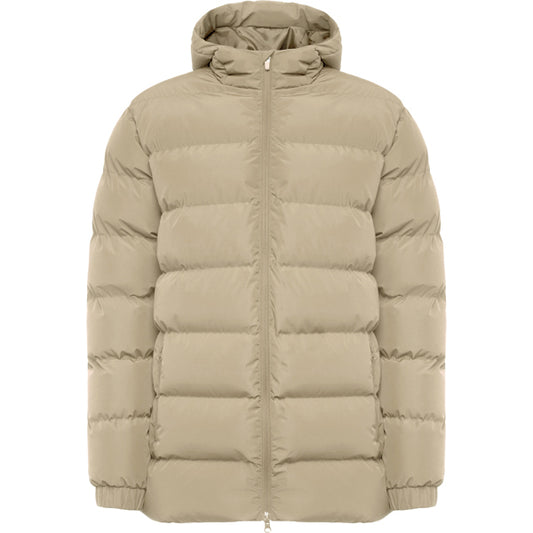 Roly Nepal unisex parka in dark sand, ready for logo printing or embroidery