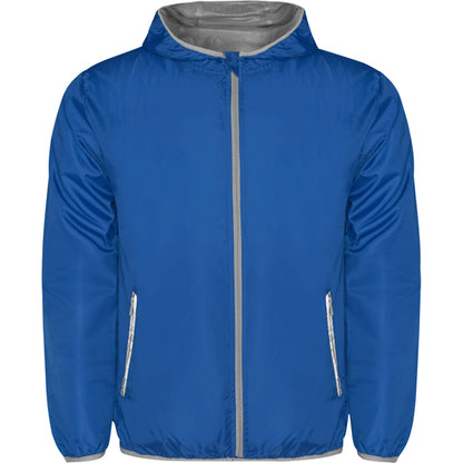 Roly Angelo unisex windbreaker in royal blue, ready for logo printing or embroidery