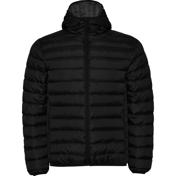Roly Norway men's jacket in black, ready for logo printing or embroidery
