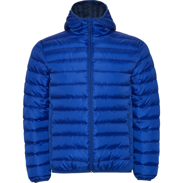 Roly Norway men's jacket in electric blue, ready for logo printing or embroidery
