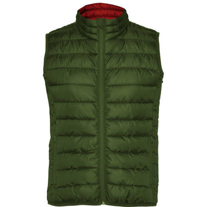 Roly Oslo Woman women's padded gilet in army green, ready for logo printing or embroidery