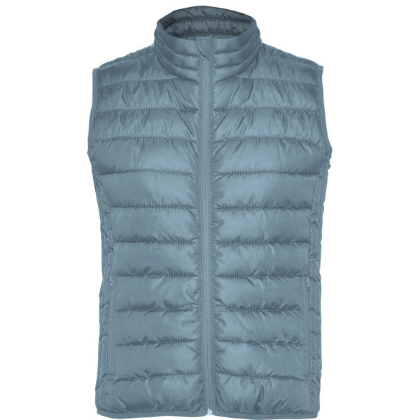 Roly Oslo Woman women's padded gilet in storm blue, ready for logo printing or embroidery