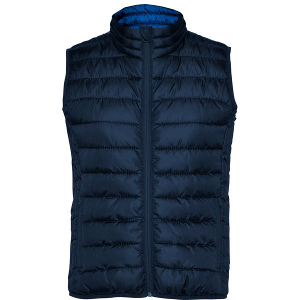 Roly Oslo Woman women's padded gilet in navy blue, ready for logo printing or embroidery