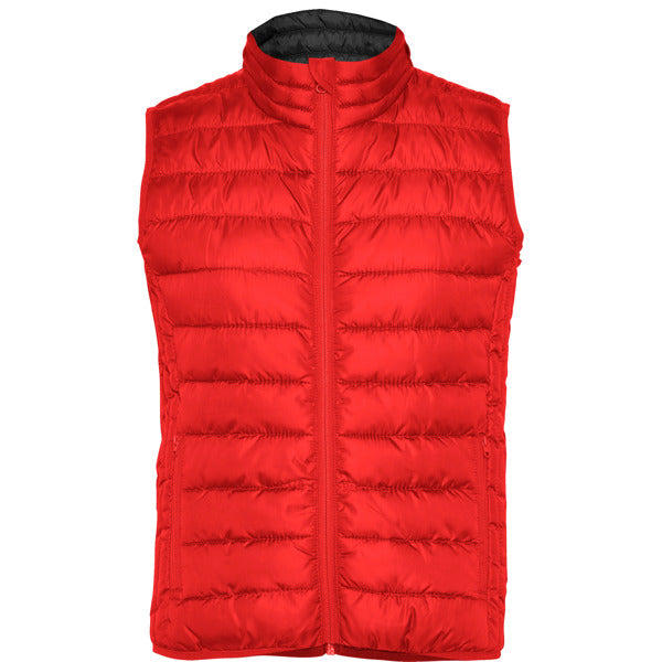 Roly Oslo Woman women's padded gilet in red, ready for logo printing or embroidery