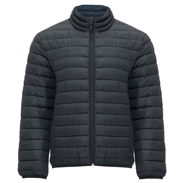 Roly Finland men's padded jacket in ebony, ready for logo printing or embroidery