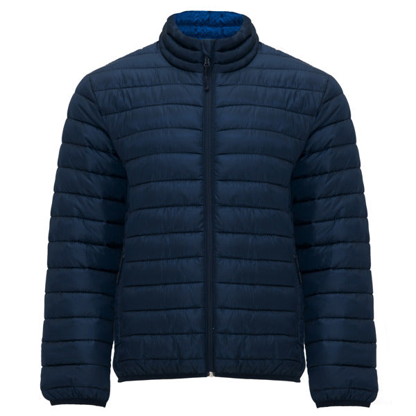 Roly Finland men's padded jacket in navy blue, ready for logo printing or embroidery
