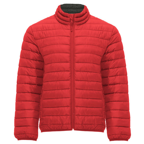 Roly Finland men's padded jacket in red, ready for logo printing or embroidery