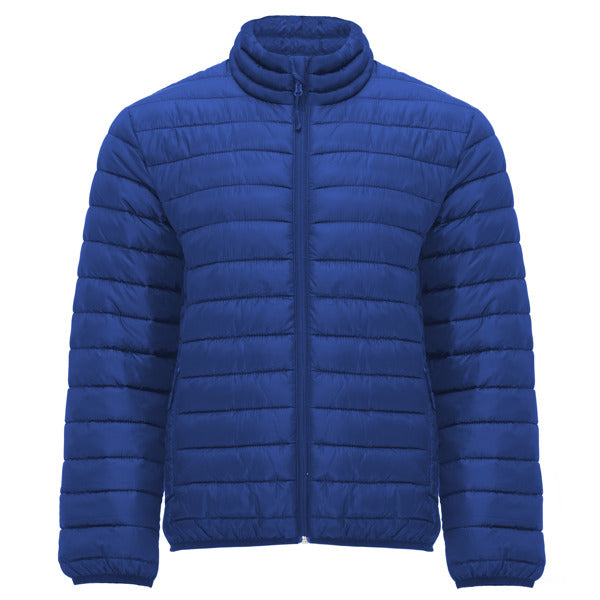 Roly Finland men's padded jacket in electric blue, ready for logo printing or embroidery