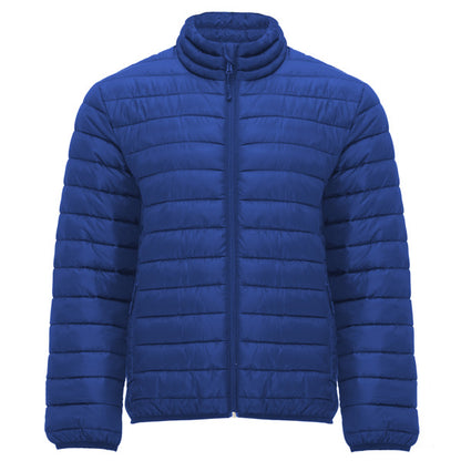 Roly Finland men's padded jacket in electric blue, ready for logo printing or embroidery