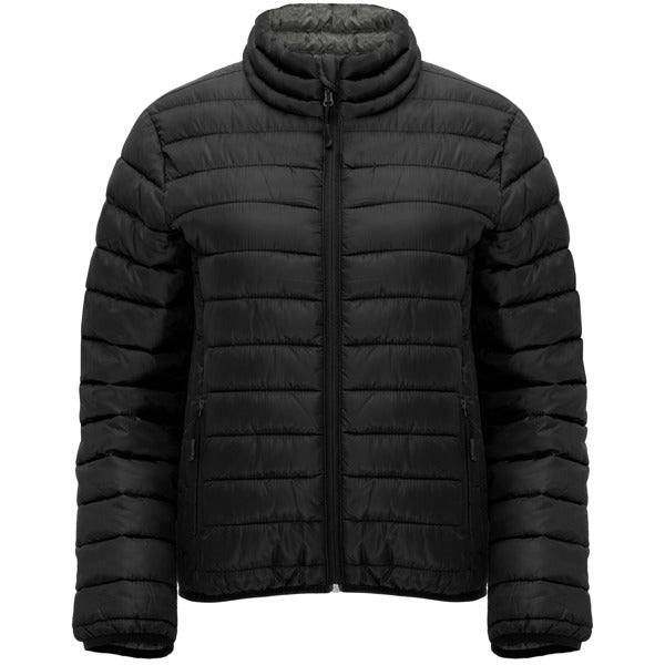 Roly Finland Woman women's padded jacket in black, ready for logo printing or embroidery