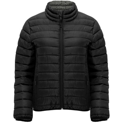 Roly Finland Woman women's padded jacket in black, ready for logo printing or embroidery