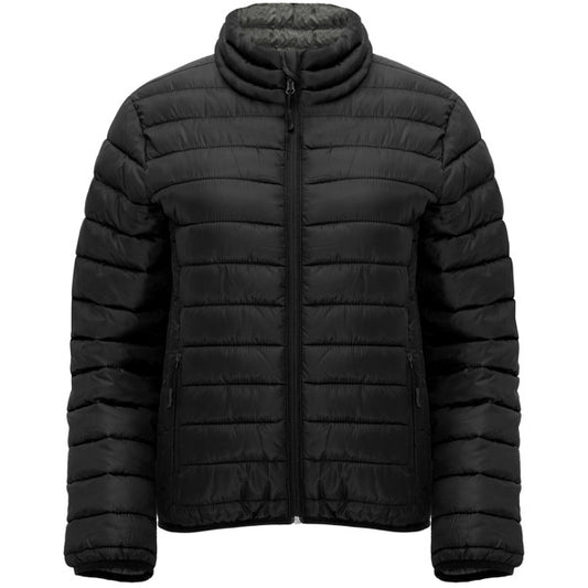Roly Finland Woman women's padded jacket in black, ready for logo printing or embroidery