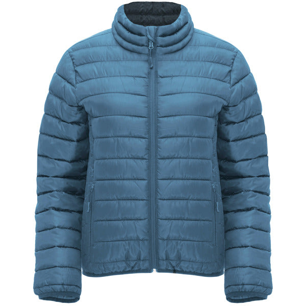 Roly Finland Woman women's padded jacket in storm blue, ready for logo printing or embroidery