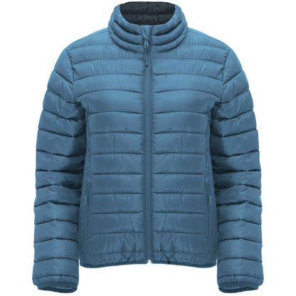 Roly Finland Woman women's padded jacket in storm blue, ready for logo printing or embroidery