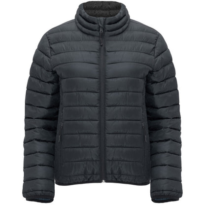 Roly Finland Woman women's padded jacket in ebony, ready for logo printing or embroidery