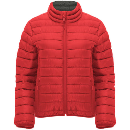 Roly Finland Woman women's padded jacket in red, ready for logo printing or embroidery