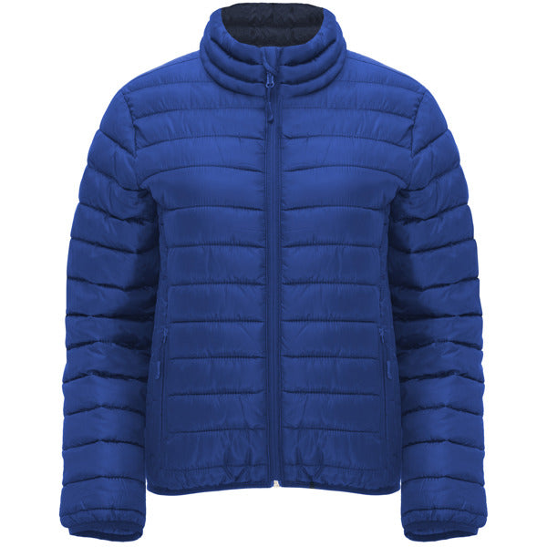 Roly Finland Woman women's padded jacket in electric blue, ready for logo printing or embroidery