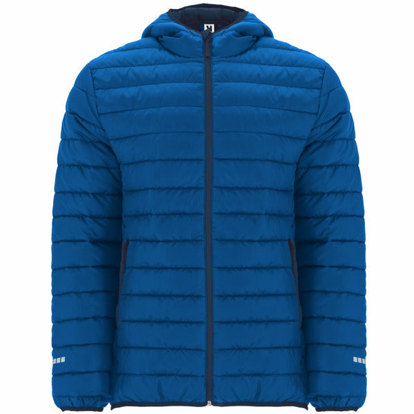 Roly Norway Sport men's parka in royal blue/navy blue, ready for logo printing or embroidery