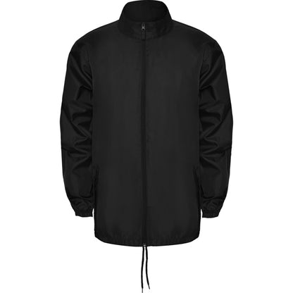 Roly Island men's jacket in black, ready for logo printing or embroidery
