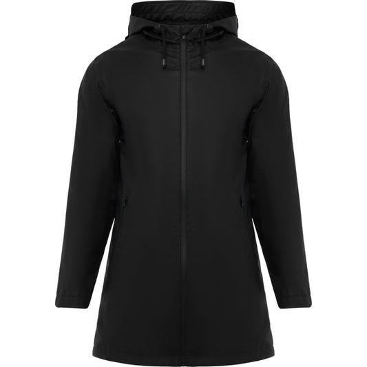 Roly Sitka Woman women's raincoat in black, ready for logo printing or embroidery