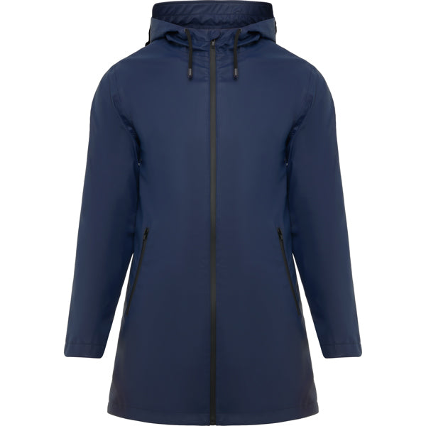 Roly Sitka Woman women's raincoat in navy blue, ready for logo printing or embroidery