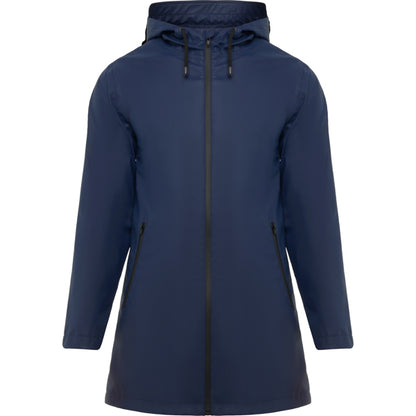 Roly Sitka Woman women's raincoat in navy blue, ready for logo printing or embroidery