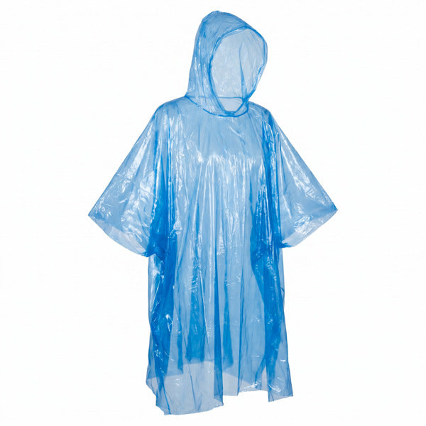 Stamina Shaka low-density polyethylene (LDPE) rain poncho, ready for logo printing