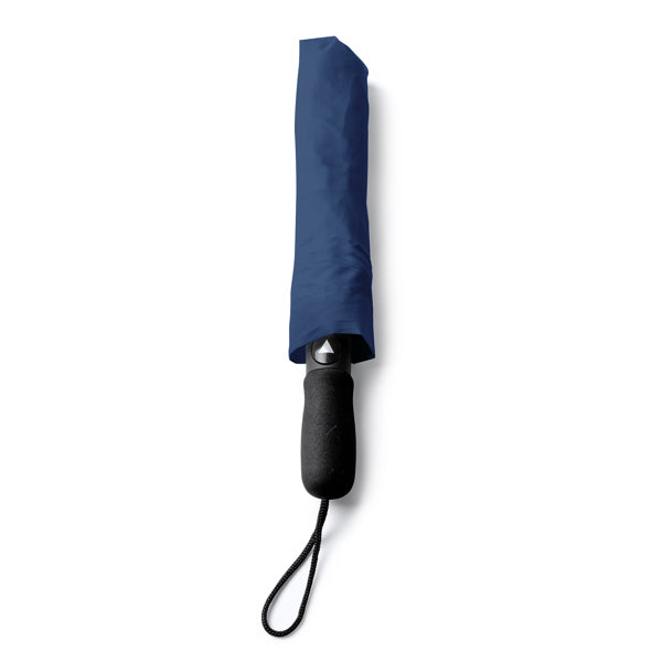 Stamina Miyagi 190T pongee fabric umbrella in navy blue, ready for logo printing