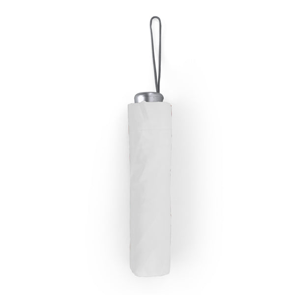 Stamina Yaku 190T polyester umbrella in white, ready for logo printing