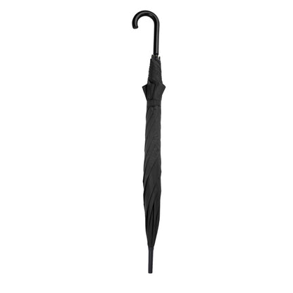 Stamina Milford 190T polyester umbrella in black, ready for logo printing