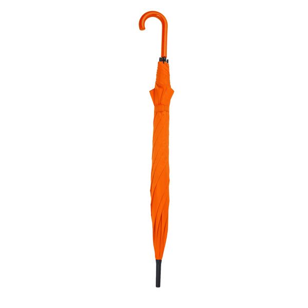 Stamina Milford 190T polyester umbrella in orange, ready for logo printing