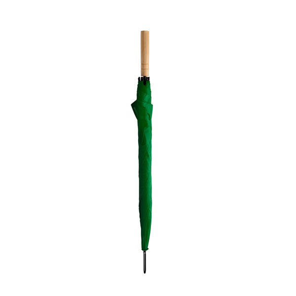 Stamina Fargo 190T polyester umbrella in fern green, ready for laser engraving