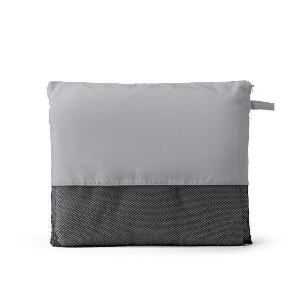Stamina Bering polyester blanket in heather grey, ready for logo printing