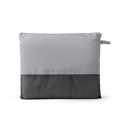 Stamina Bering polyester blanket in heather grey, ready for logo printing