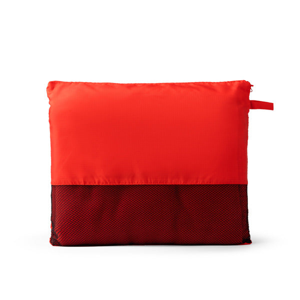 Stamina Bering polyester blanket in red, ready for logo printing